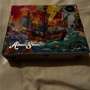 Buffalo Games Aimee Stewart Silver Select Crystal Dreamship Harbor 1,000 piece